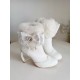 Pure Tea For Dream Maiden Short Boots(Reservation/4 Colours/Full Payment Without Shipping)